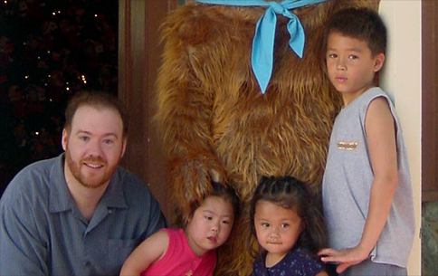 William Robert Stanek with Son, Daughters
