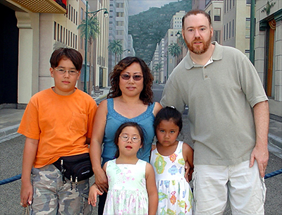 William Robert Stanek and his family.